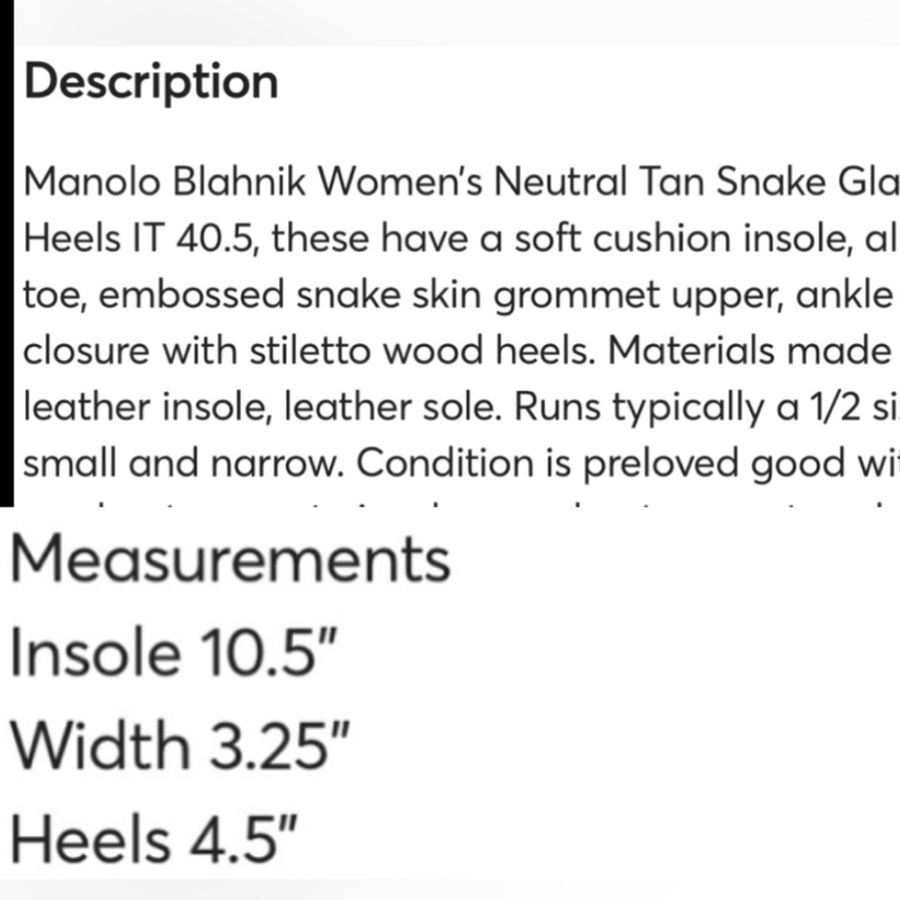 Manolo Blahnik Sandals - Picture 7 of 7